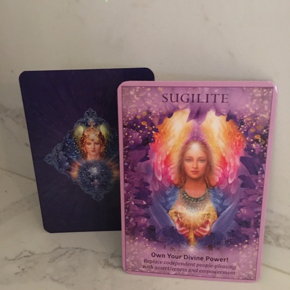 Crystal Angels Oracle Cards by Doreen Virtue - Picture 2 of 2